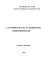 LA COMPETENCE ET LA FORAMATION PROFESSIONNELLE ezzeddine M…