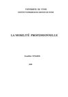 LA MOBILITE PROFESSIONNELLE ezzeddine MBAREK