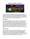 Myth Or Possibility In Baccarat