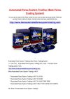 Automated Forex System Trading