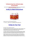 Virility Ex Free Trial | Virility Ex Male Enhacement