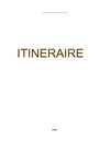 itinéraire
