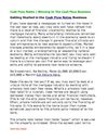 Cash Flow Notes | Winning In The Cash Flow Business