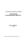 MARTA HARNECKER. DE LOS CONSEJOS COMUNALES A LAS COMUNAS. CONSTRUYENDO EL SOCIALISMO DEL SIGLO XXI 