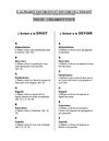 les droits et les devoirs de l'enfants