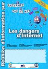 Affiche " les dangers d'Internet" de la BPDJ de l'Aube