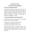 EDUCACIÓN PREESCOLAR