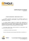 Communiqué de presse