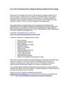 Low Cost Transaction Processing at Outsourcing Form Processing