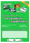 L'affiche de la BPDJ de l'Aube " les produits stupéfiants"