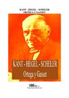 "Kant, Hegel, Scheler" [spa] – Ortega y Gasset