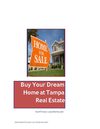 Buy Your Dream Home at Tampa Real Estate