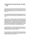 Analyzing the Financial Market: The Rule of 20