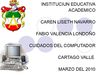 CUIDADOS DEL COMPUTADOR