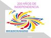 BICENTENARIO DE LA INDEPENDENCIA 1810-2010
