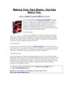Making Your Own Beats - Hip Hop Beats Tips 