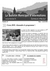 Bulletin municipal d'informations - Mars Avril 2010