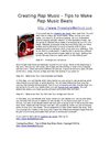 Creating Rap Music - Tips to Make Rap Music Beats