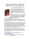 Freestyle Rap Beats - Make Rap Beats Hip Hop Instrumentals
