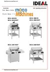Triumph 4850EP Automatic Stack Paper Cutter Manual