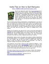 Useful Tips on How to Quit Marijuana