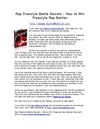 Rap Freestyle Battle Secrets - How to Win Freestyle Rap Battles