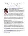 Web Banner Advertising - How Website Banner Advertising Works