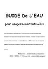 GUIDE DE L'EAU PAR ALEX NIKICHUK