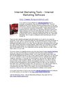 Internet Marketing Tools - Internet Marketing Software