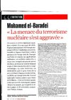 Interview avec Mohamed El-Baradei l'ancien directeur général de L'AIEA