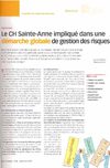 Le CH Ste Anne impliqué dans une démarche globale de gestion des risques