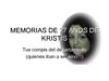 MEMORIAS DE 27 AÑOS DE KRISTIS