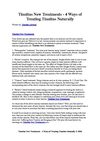 Tinnitus New Treatments - 4 Ways of Treating Tinnitus Naturally