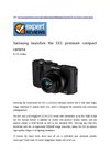 Samsung launches the EX1 premium compact camera