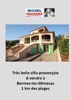 Très belle villa provençale a vendre a Bormes-les-Mimosas