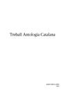 ANTOLOGIA CATALANA treball