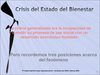 Posturas Ideológico-Políticas ante la Crisis del Estado del Bienestar (anos '70s)
