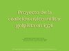 Proyecto Coalición Golpista Cívico-Militar de 1976