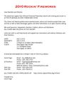 2010 Rockin' Fireworks Information