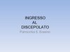 ingresso al discepolato