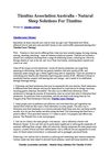 Tinnitus Association Australia - Natural Sleep Solutions For Tinnitus