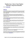 Tinnitus Care - How to Treat Tinnitus Naturally Using Home Remedies