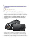 Samsung Outs New Full HD, SSD Equipped Camcorders