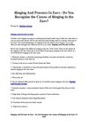 Ringing And Pressure In Ears - Do You Recognize the Causes of Ringing in the Ears
