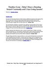Tinnitus Gone - Help I Hear a Buzzing Sound Constantly and I Am Going Insane