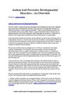 Autism And Pervasive Developmental Disorders - An Overview