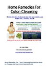 HOME REMEDIES FOR COLON CLEANSING