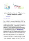 Autistic Children Statistics - What Are the Current Statistics on Autism