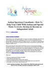 Autism Spectrum Consultants - How To Help Your Child With Autism and Special Needs To Grow, Develop & Become an...