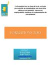 CATALOGUE DE FORMATION